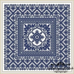 antique sampler 12 cross stitch pattern pdf monochrome ornament