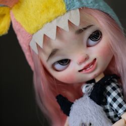 custom blythe doll sculpted eyes