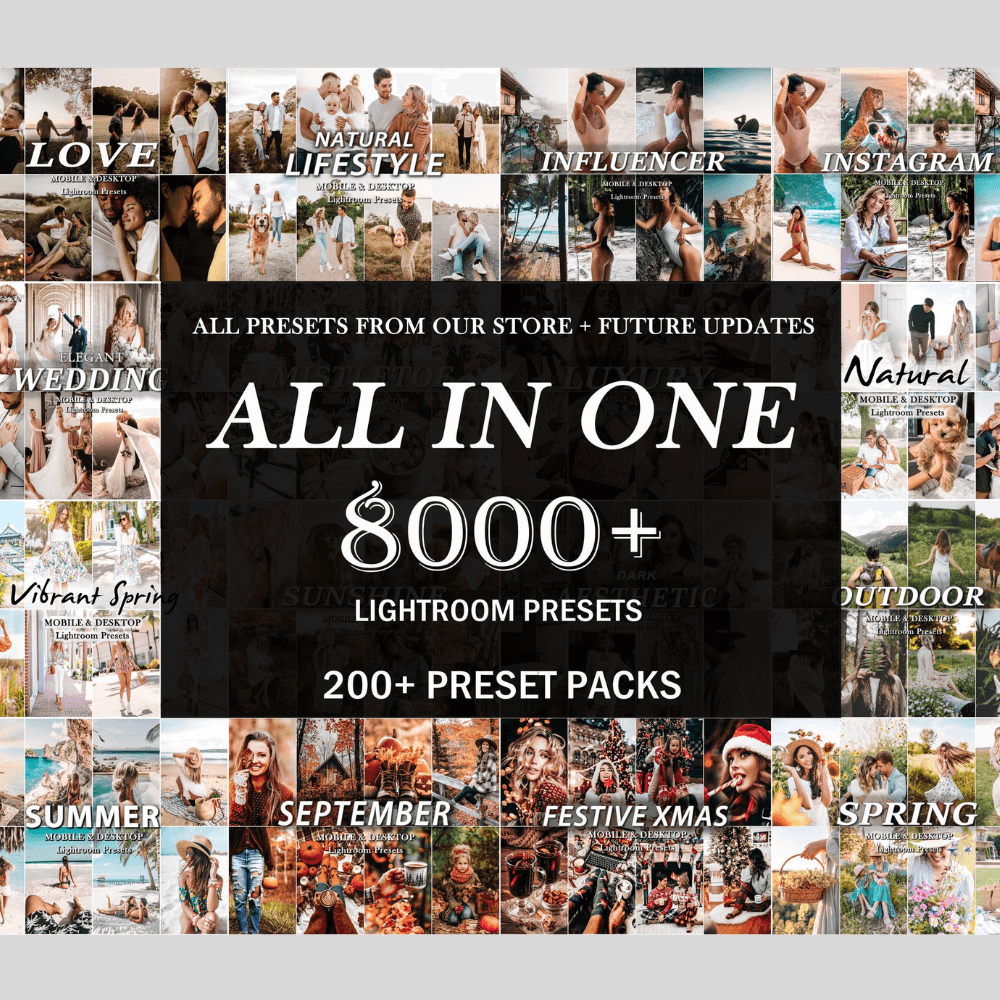 Bundle Of 8000 Lightroom Presets Mobile Presets Easy To Use Perfect For Both Beginners And Professi 0