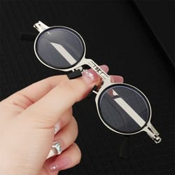 ultra-light titanium foldable reading glasses – screwless & unisex | perfect gift for him & her