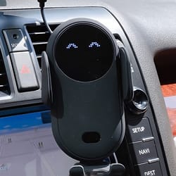 360° rotating car wireless charger phone holder