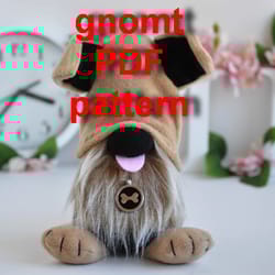 gnome pattern dog gnome diy