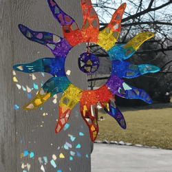 home decorations rainbow sun catcher