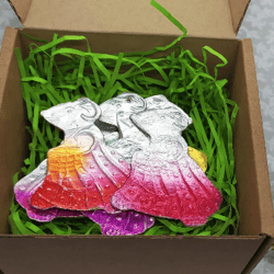 cardboard figurines, vintage ussr, new year's toys of the ussr, soviet cartonage,