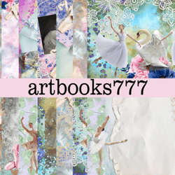 ballet -1, scrapbooking, digital paper, journal
