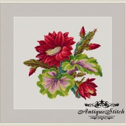 berlin woolwork bouquet 37 vintage cross stitch pattern pdf