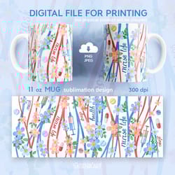 nurse mug design, 11 oz mug design for sublimation, jpeg png download