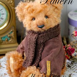 richie sewing pattern set ,teddy elephant, teddy bear , teddy rabbit , teddy bear sewing pattern ,stuffed stuffed rabbit