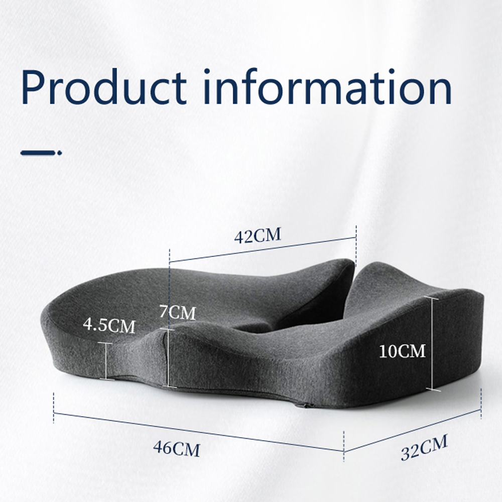 Comfortable hip support pillow for car seats and home use