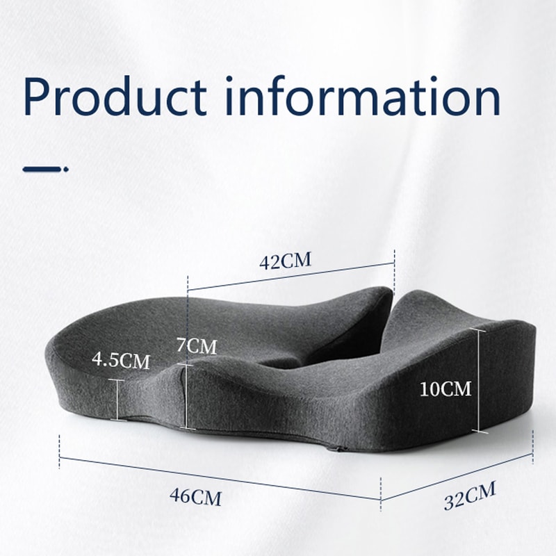 Comfortable hip support pillow for car seats and home use