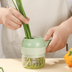 4 in 1 handheld electric vegetable cutter set