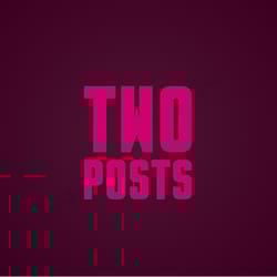 two posts on one page