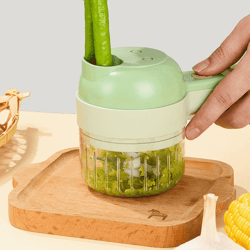 4-in-1 electric vegetable chopper cutter slicer