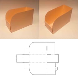 display box template, display tray, counter display box, countertop display box, svg, pdf, cricut, silhouette, 8.5x11