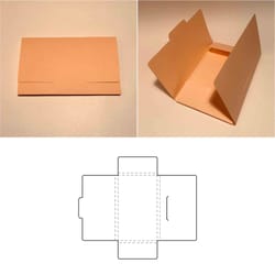 document storage box template, document folder, folder svg, folder template, flat box, 8.5x11, a4, a3, svg, pdf, cricut