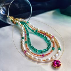 beaded choker, pearl choker, necklace choker, minimalist jewelry, dainty choker, layered choker, gift for her, choker