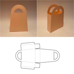 paper bag template, carrier bag, gift bag, paper box, gift box, diy bag, 8.5x11, a4, a3, pdf svg digital files, dxf