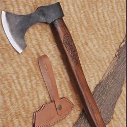 handmade forged high carbon steel tomahawk hatchet integral axes