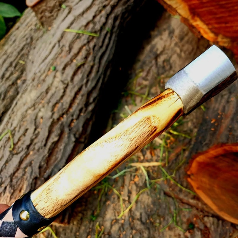 Custom Handmade Steel Tomahawk Axe Throwing Viking Hunting Axejpeg