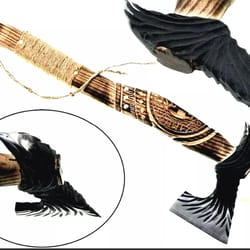 handmade steel forged tomahawk axe integral hatchet camping hunting axe