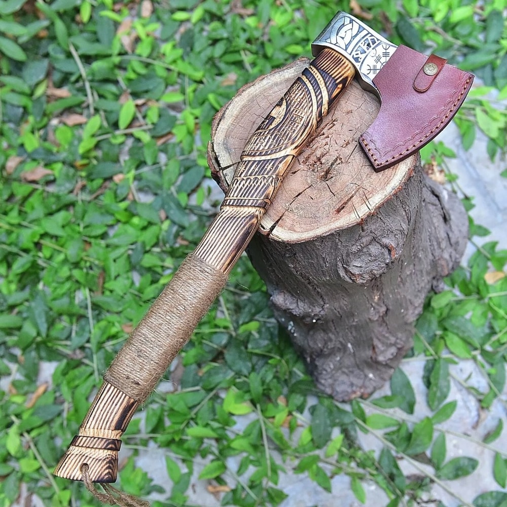 HandForgedCarbonSteelHatchetTomahawkjpeg