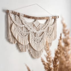 headboard decor, wall decoration, large macrame wall hanging, boho tapestry woven wall decor