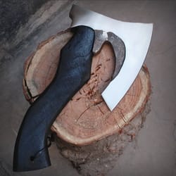 hand forged carbon steel hatchet tomahawk hunting viking axe
