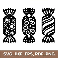 candy svg, candy template, candy dxf, candy png, candy laser cut, candy cut file, candy pdf, cricut, silhouette, svg