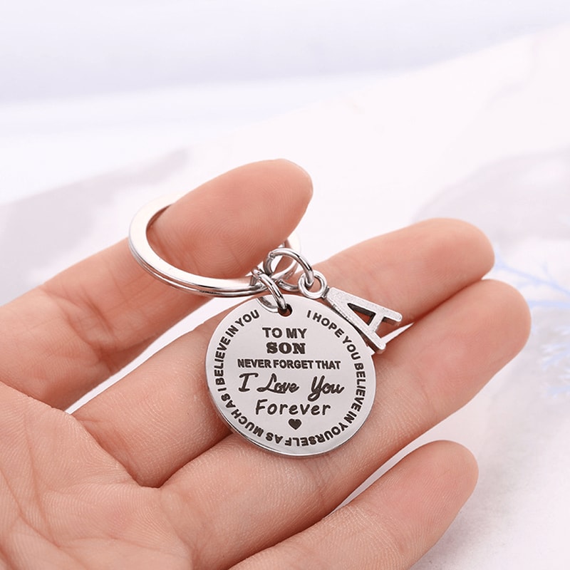 Custom love keychain for daughter