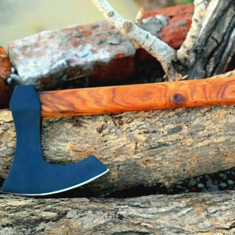 Handmade Viking Carbon Steel Tomahawk Axe Hatchet Hunting Axejpeg