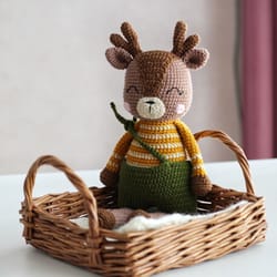 crochet deer pattern amigurumi reindeer pattern amigurumi pattern reindeer pdf crochet pattern