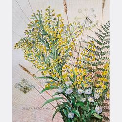 goldenrod painting artwork picture