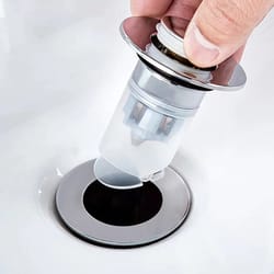 sink drain stopper pop up basin drain filter anti-clogging