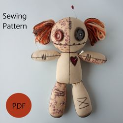 Voodoo Doll Pattern - Cute Sewing Project