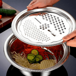 multifunctional stainless steel basin drain basket