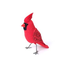 custom cardinal plush bird
