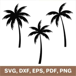 palm tree svg, palm trees svg, palm tree dxf, palm trees dxf, palm tree png, palm trees png, palm tree template, cricut