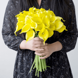 real touch lilies bouquet