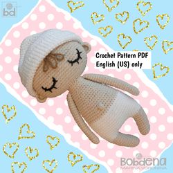 crochet amigurumi doll pattern, crochet pattern pdf, crochet baby boy doll john