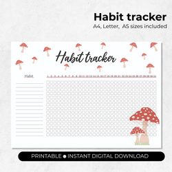 new habit tracker | tracker printable | routine ipad tracker | pdf monthly tracker
