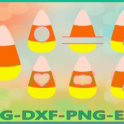 candy corn face svg, halloween svg