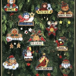 vintage christmas ornaments cross stitch pattern pdf classic holiday designs instant downloadh