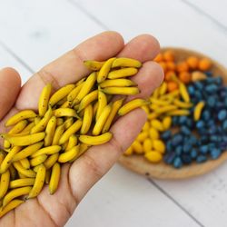 miniature banana 1:12 miniature fruits realistic miniature food for dolls - dollhouse miniature