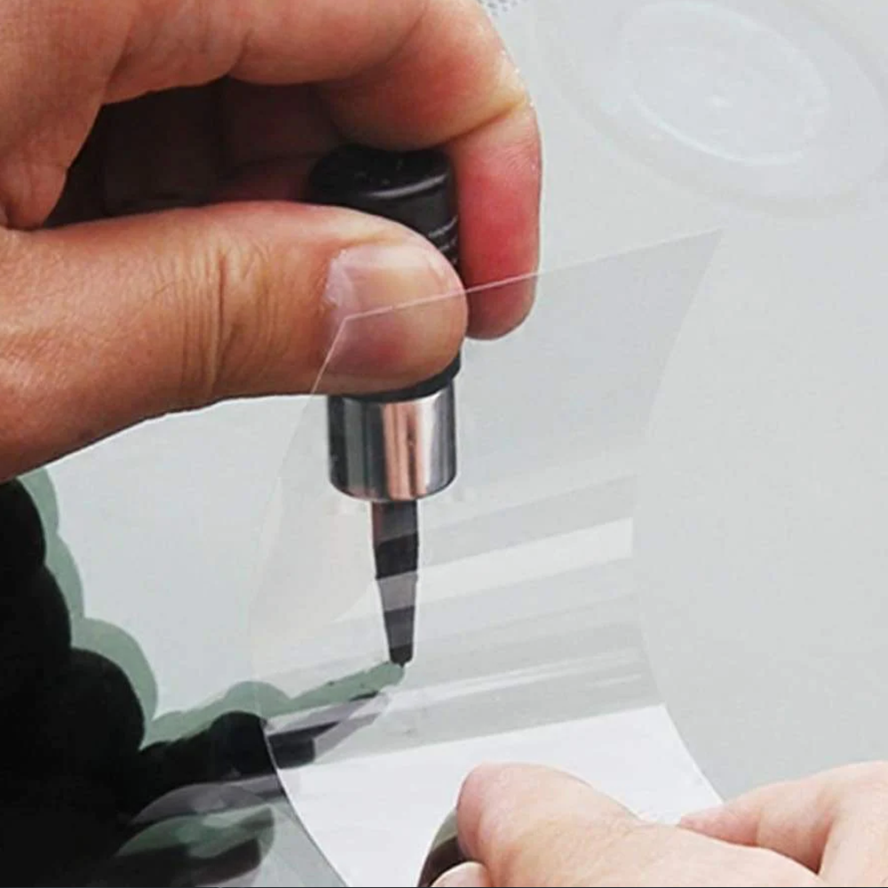 Multisurface glass repair fluid for homes and vehicles