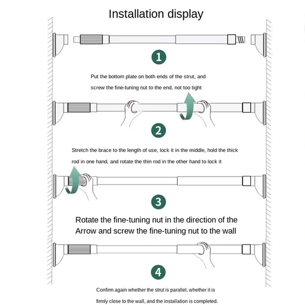 Telescopic Clothing Rod 6