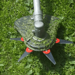 6blade - steel razor blade lawn mower