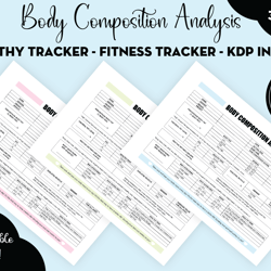 body composition analysis - healthy tracker - fitness tracker - kdp interior