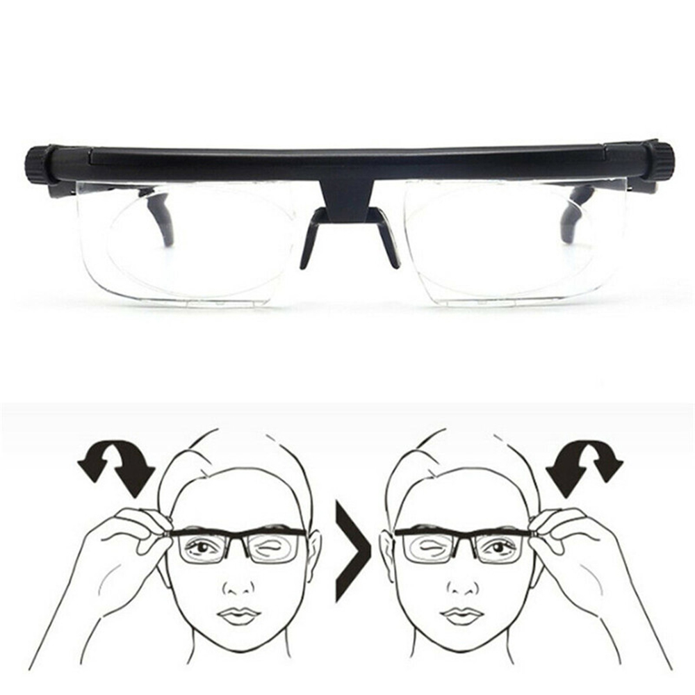Focal Adjustable Glasses Focus Adjustable Glasses Dial Vision