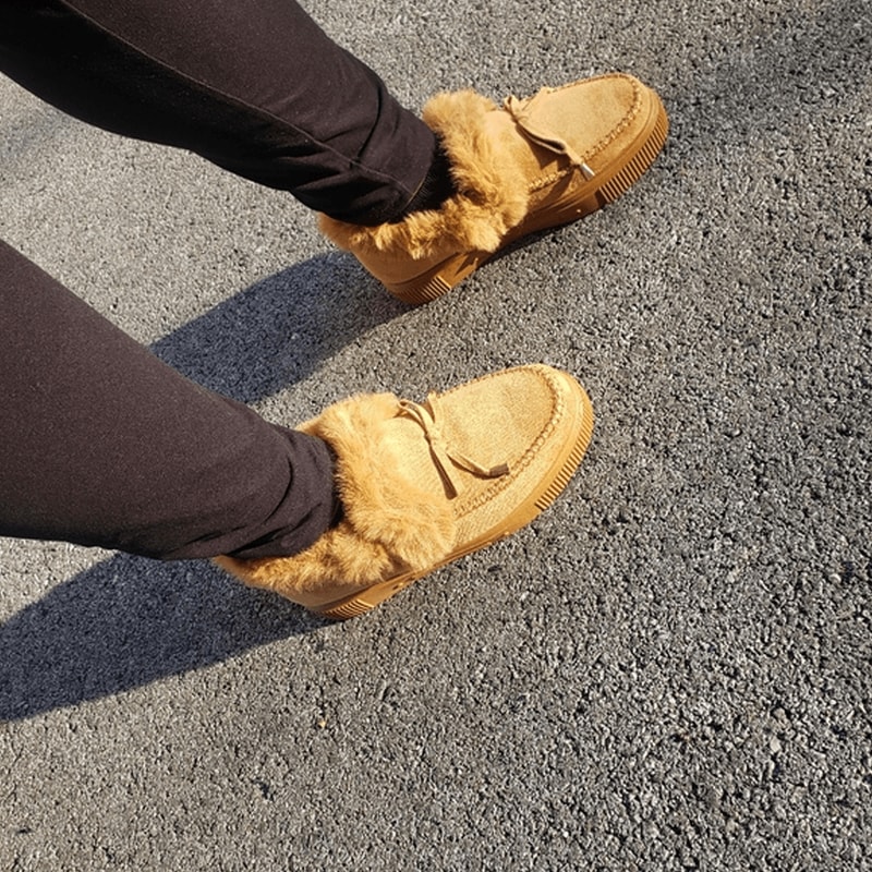 Lightweight warm cotton shoes for women