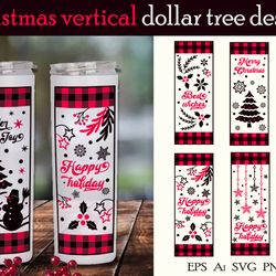 christmas vertical dollar tree. bundle/vector